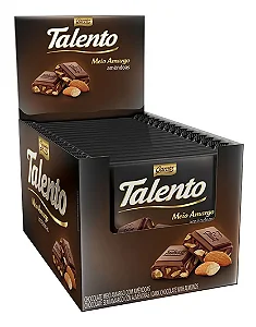 Talento Meio Amargo Com Amêndoas (15un x 25g)